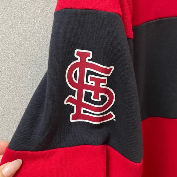 NEW 47' MLB St Louis Cardinals Red Interstate Crew Neck Sweatshirt, Men's XL - Picture 7 of 9
